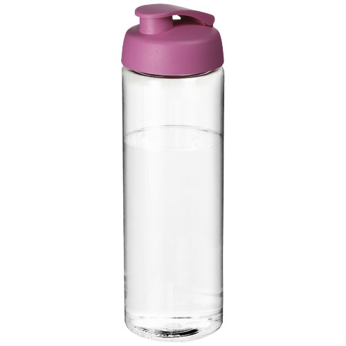 Bouteille de sport promotionnelle 850ml H2O Active® Translucide et Rose